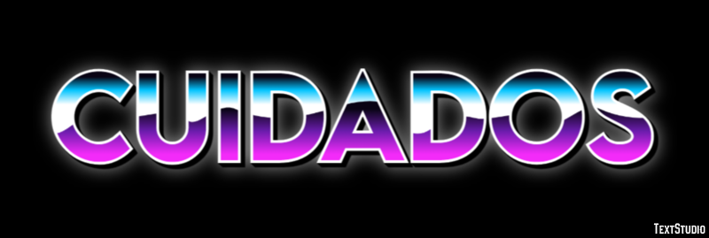 Cuidados Efecto de texto