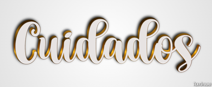 Cuidados Text Effect