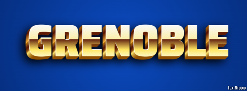 Grenoble Efecto de Texto