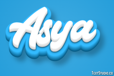 Asya Эффект текста