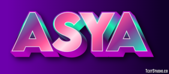 Asya Эффект текста