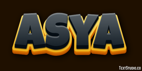 Asya Эффект текста