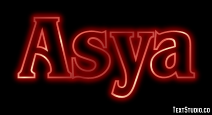 Asya Эффект текста