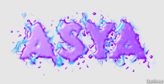 Asya Эффект текста