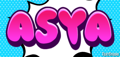 Asya Текстовый эффект