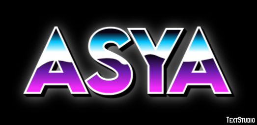 Asya Эффект текста
