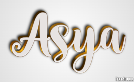 Asya Эффект текста