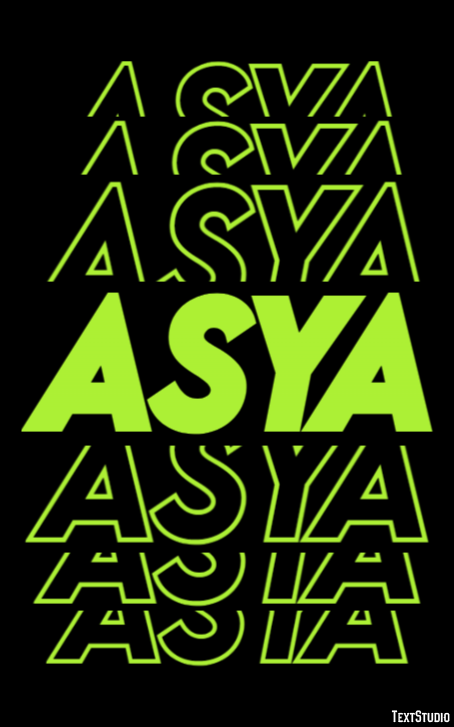 Asya Эффект текста