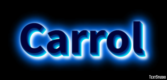 Carrol Effetto testo