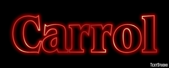 Carrol Effetto testo
