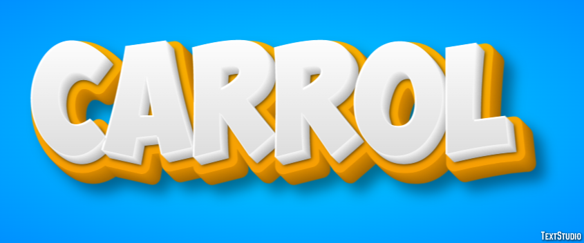 Carrol Text Effect