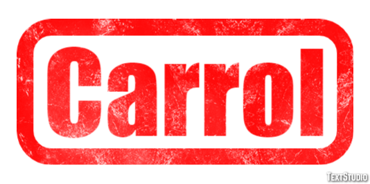 Carrol Text Effect