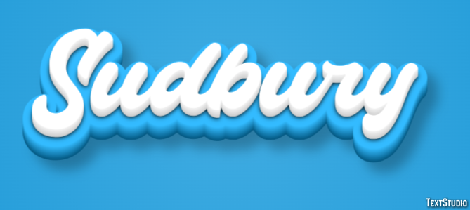 Sudbury Efecto de Texto