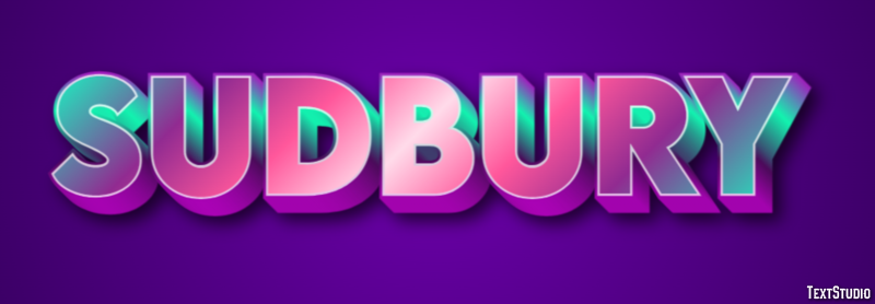 Sudbury Efecto de Texto