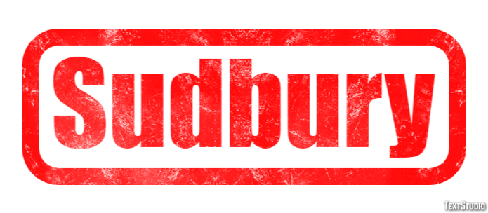 Sudbury Efeito de texto