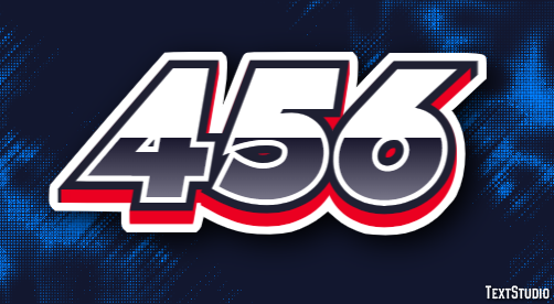 456 Text Effect