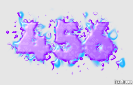 456 Text Effect