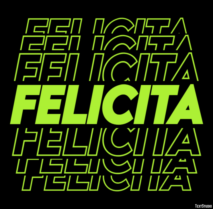 Felicita Effetto testo