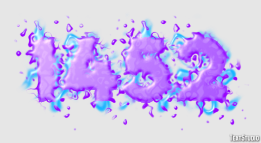 1452 Text effect