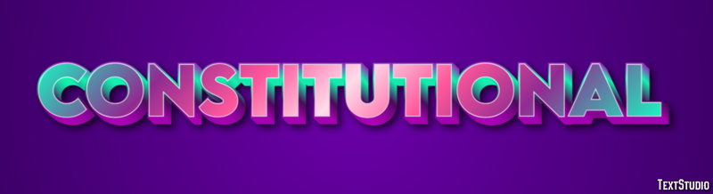 Constitutional Text Effect