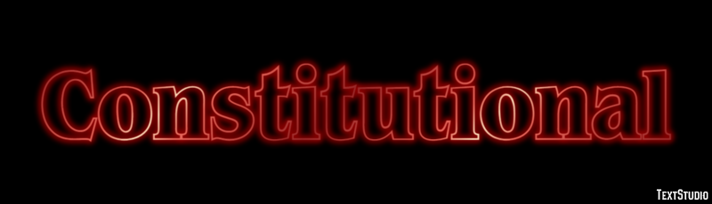 Constitutional Text Effect