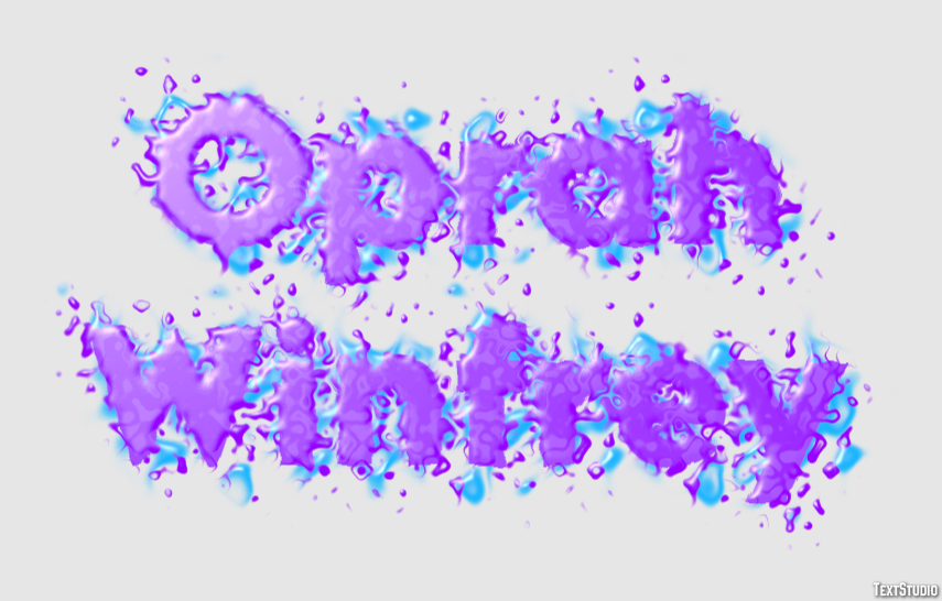 Oprah Winfrey Texteffekt