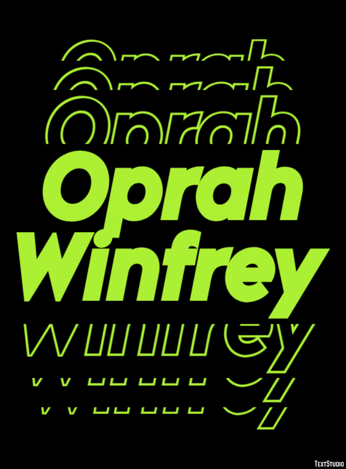 Oprah Winfrey Efekt tekstowy
