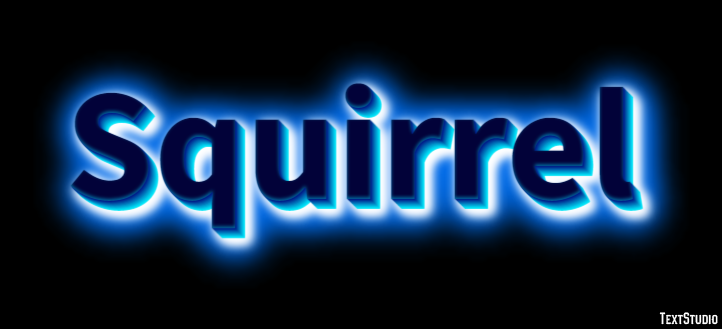 Squirrel Text Effect