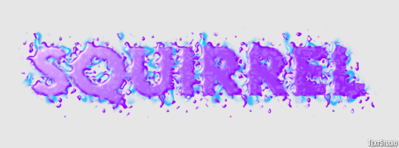 Squirrel Texteffekt