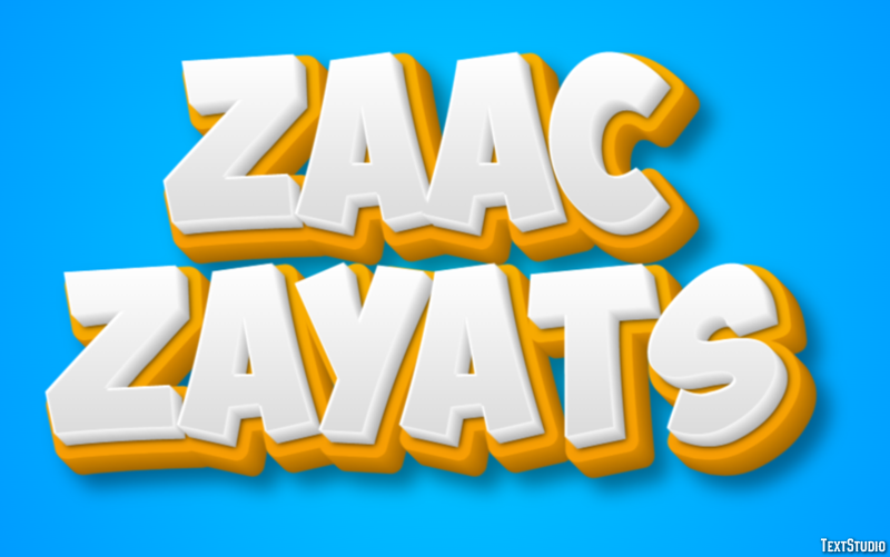 заяц zayats Efecto de Texto
