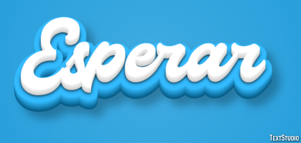 Esperar Efecto de Texto