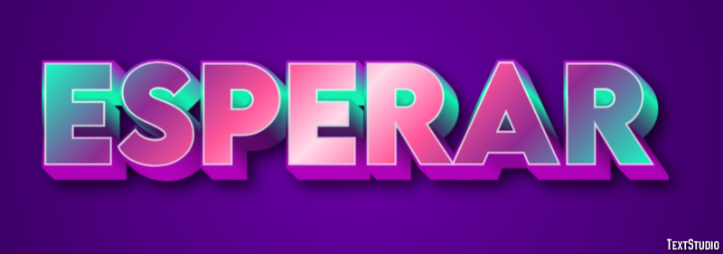 Esperar Efecto de Texto