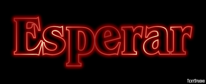 Esperar Efecto de Texto