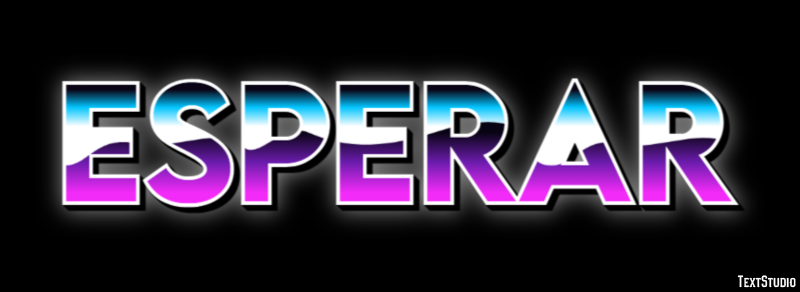 Esperar Efecto de Texto