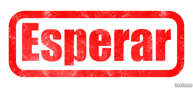 Esperar Efecto de Texto
