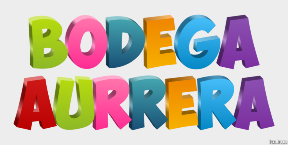 Bodega Aurrera Tekst Effect