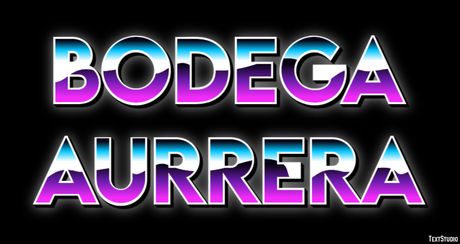 Bodega Aurrera Text effect