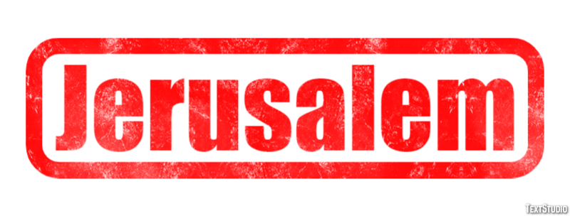 Jerusalem Efekt tekstowy