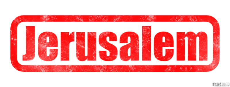 Jerusalem Efekt tekstowy