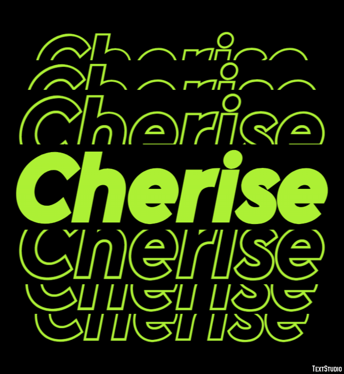 Cherise Text Effect