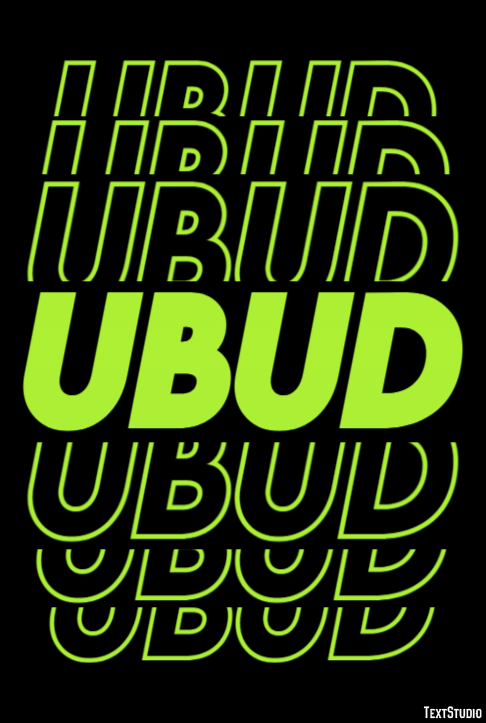Ubud Effetto testo