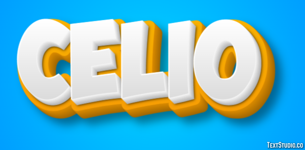 Celio Effetto testo