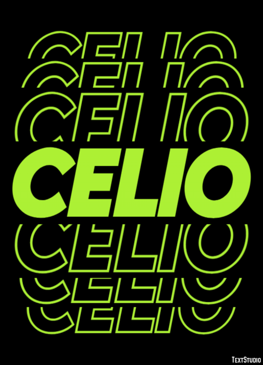 Celio Effetto testo