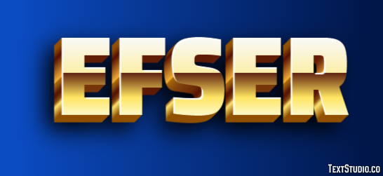 Efser Эффект текста