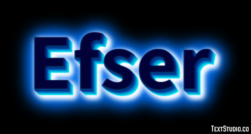 Efser Text Effect