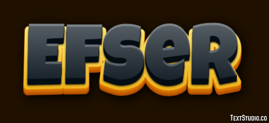 Efser Эффект текста