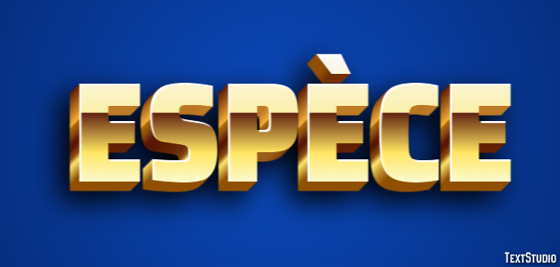 Espèce Effet de Texte