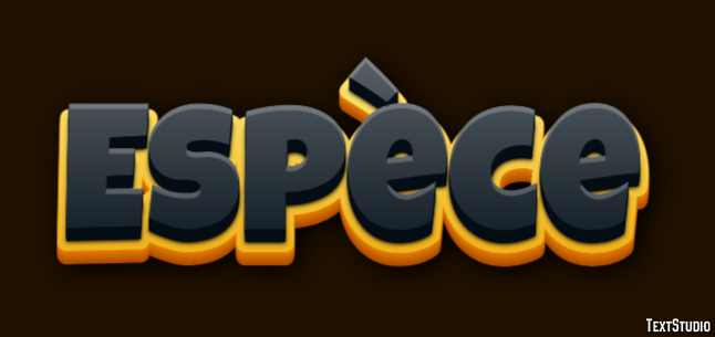 Espèce Effet de Texte
