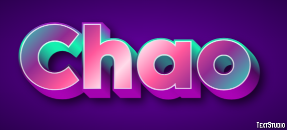 Chao Text Effect