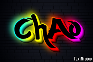 Chao Text effect